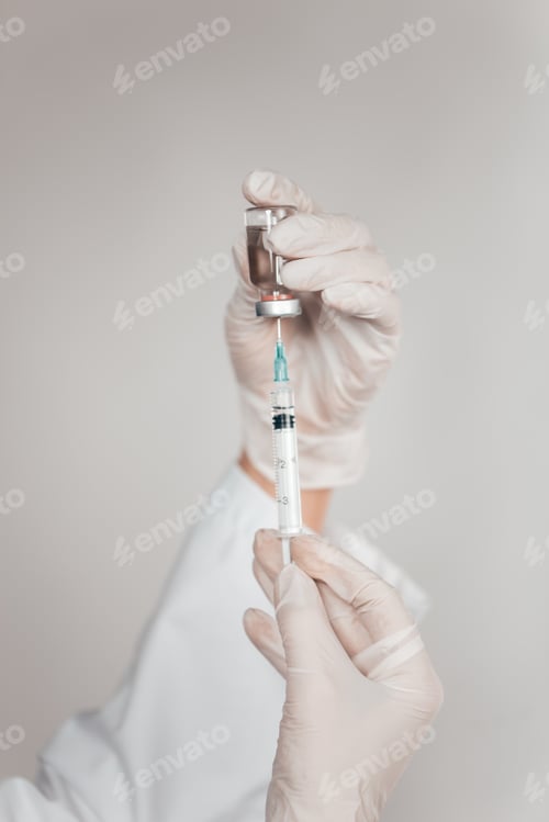 Preview: Filling Syringe with Medication in Hospital Setting
