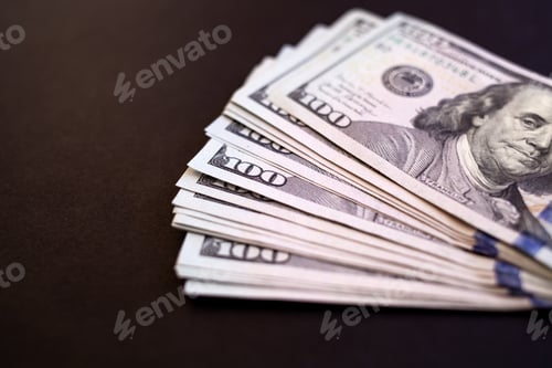 Preview: Stack of United States One Hundred Dollar Bills