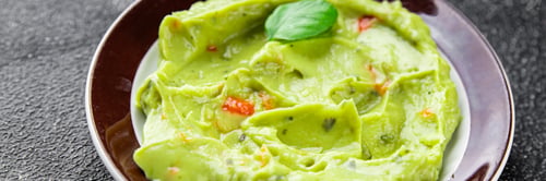 Preview: Guacamole dip avocado sauce cold appetizer vegetable pate dish organic product fresh