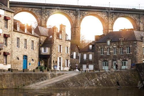 Preview: view of the port of the famous city of Dinan