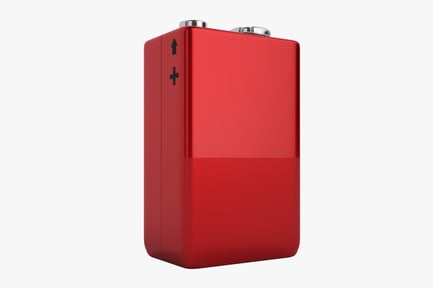 Preview: Nine Volt Battery - Red