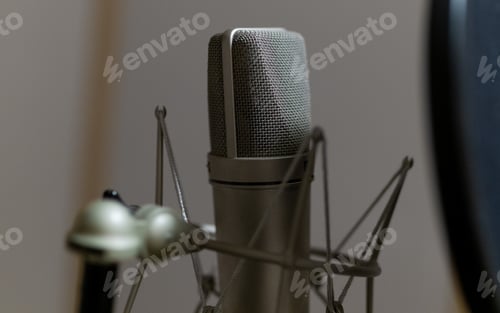 Preview: Audio records studio , microphone