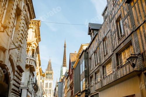 Preview: Houses in Rouen city, France