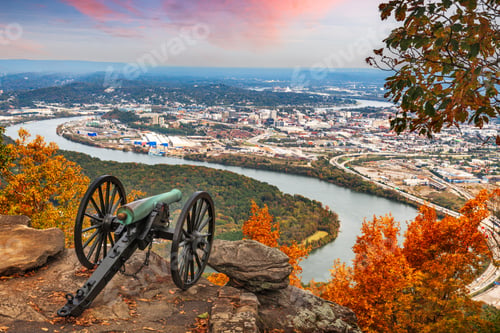 Preview: Chattanooga, Tennessee, USA View from Lookout Mountain