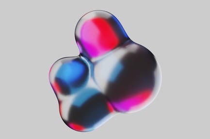 Preview: Abstract bubble colorful glossy