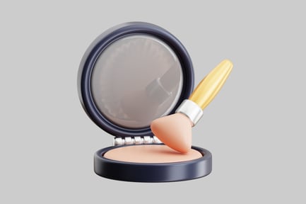Preview: Blush compact with brush