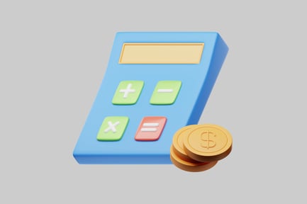 Visualização: Calculadora com moedas