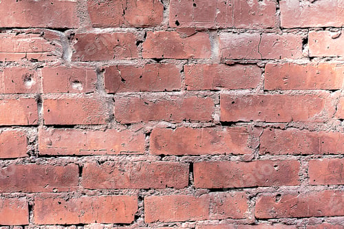 Preview: a texture of an old red brick wall of a buildong