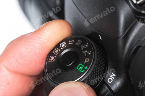 Preview: Closeup view of digital camera