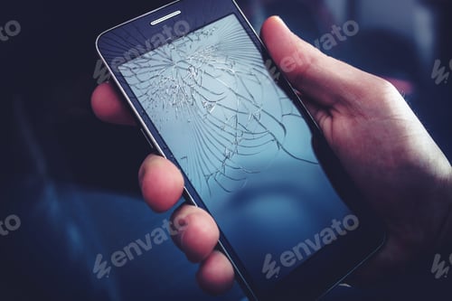 Preview: Broken Smartphone Display