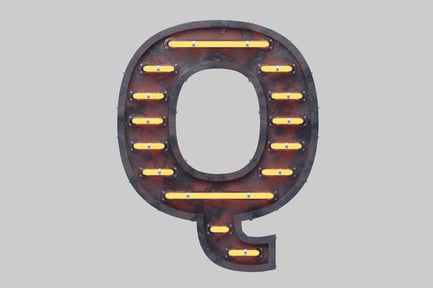 Preview: Medical clinic letter q sign
