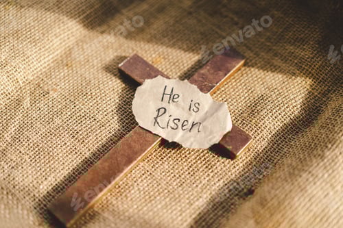 Preview: He is Risen. The cross as a sign of resurrection.