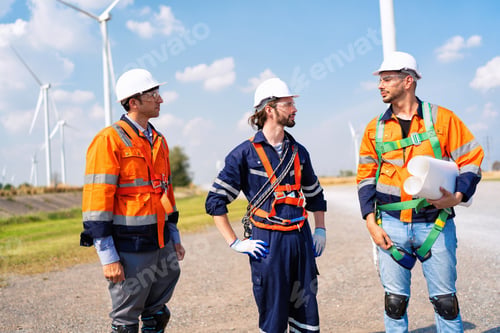 Preview: Wind turbine service engineer plan for inspection and maintenance renewable electricity generator