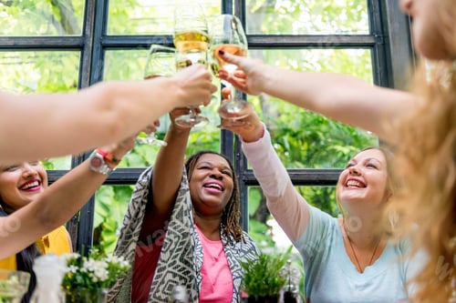 Preview: Women Communication Dinner Together Concept