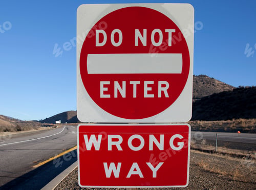 Preview: Do Not Enter and Wrong Way Signs