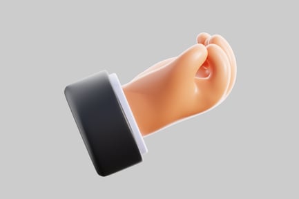 Preview: Hand with thumb and index finger pinched together