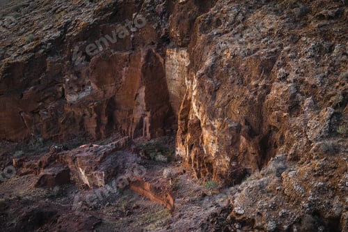 Preview: Rocky slope on a majestic mountain