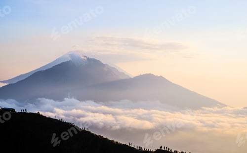Preview: Mountain peaks in haze