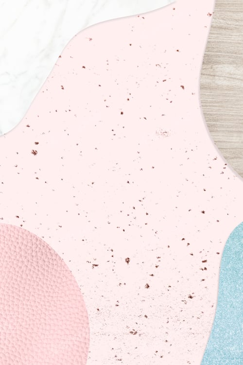 Preview: Pink and blue collage textured background vector