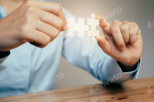 Preview: Business solutions, success and strategy and teamwork concept.