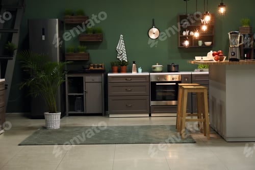 Preview: Stylish Interior Of Modern Kitchen