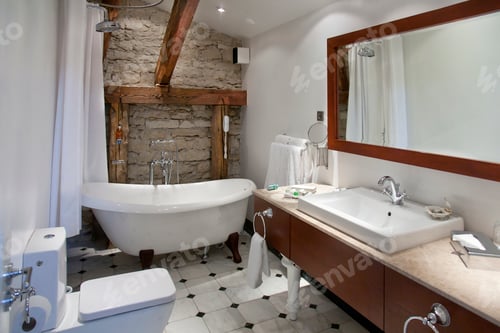 Preview: A hotel bathroom