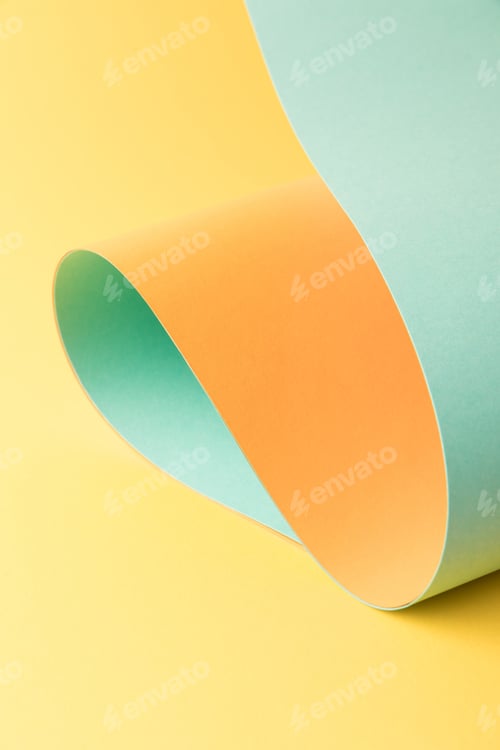 Preview: close-up view of bright colorful abstract paper background