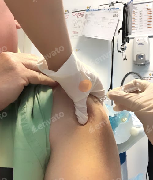 Preview: At the doctor’s office getting the seasonal flu vaccination