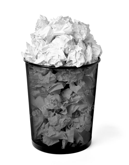 Vorschau: Papierkugel Mülleimer Müll Müll Altpapier