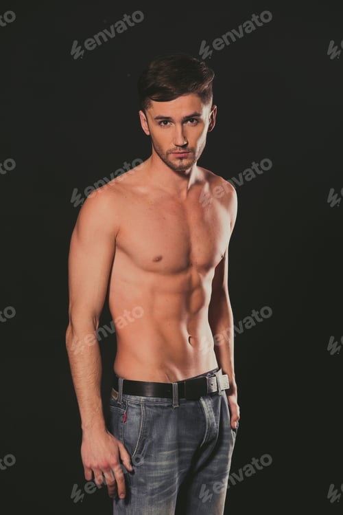 Preview: Model. A Guy With A Naked Body.