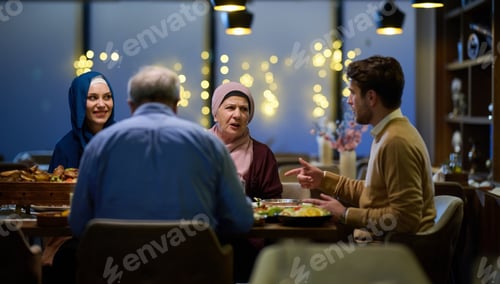 Preview: A modern and traditional European Islamic family comes together for iftar in a contemporary