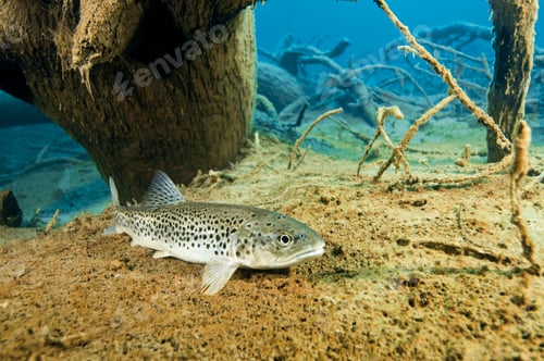 Preview: Austria, Tyrol, brown trout in Blindsee