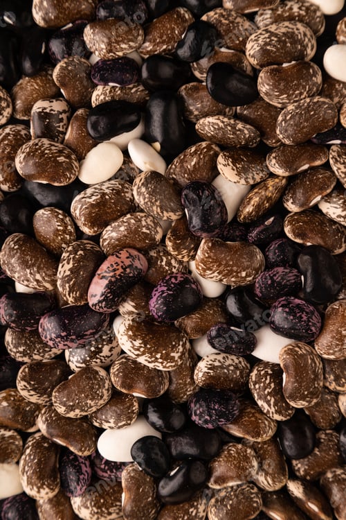 Preview: Kidney beans texture, top view, close up