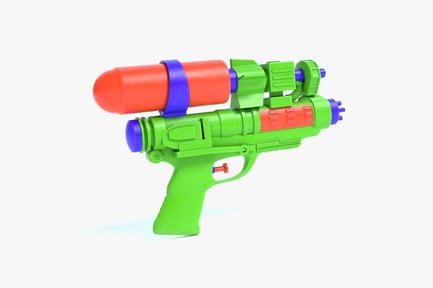 Aperçu: Pistolet à eau Super Soaker - vert citron, orange et bleu