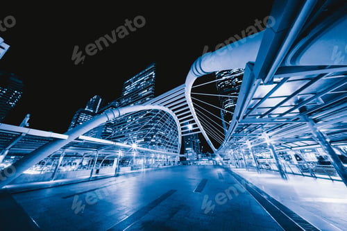 Preview: Bangkok Downtown. Thailand. Financial district and business in urban city in Asia.
