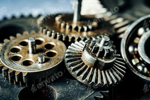 Preview: Gears from an old industrial machine