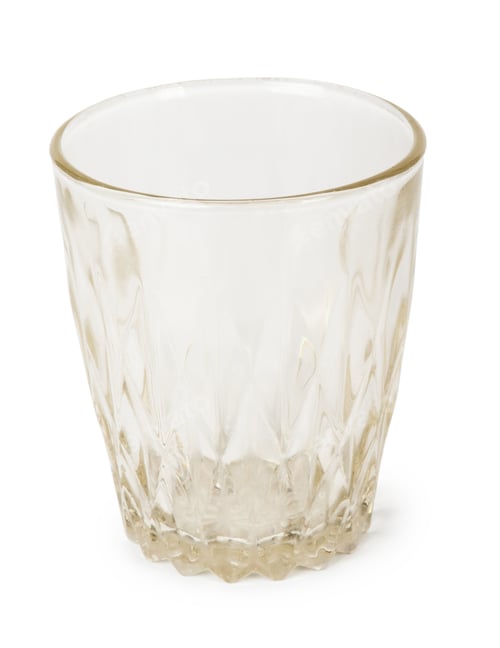 Preview: Elegant Clear Glassware on White Background