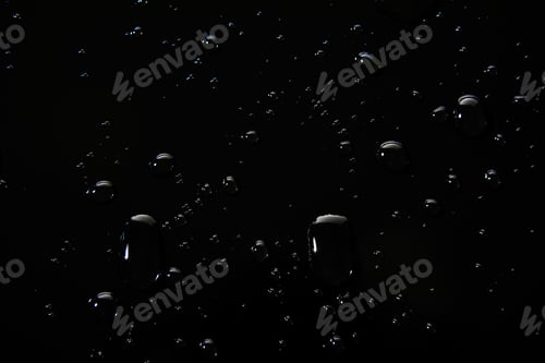 Preview: Abstract water drops , macro, Bubbles close up