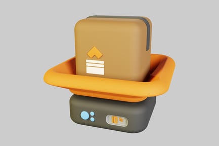 Preview: Package on scale