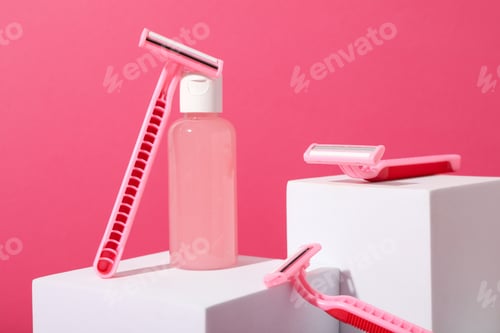 Preview: Hair removal accessories with decorative white cubes