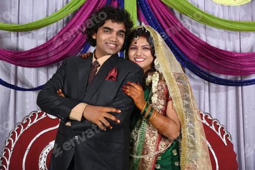 Preview: Indian Bride and Groom, Indian marriage ceremony.