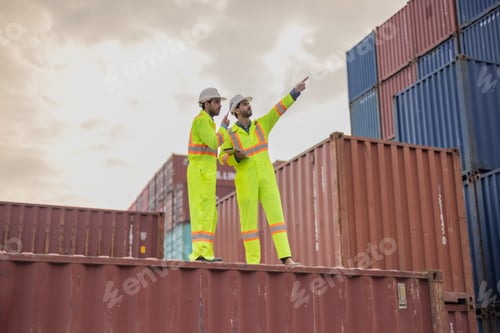 Preview: Container controllers cooperate for eco-logistics, reducing fuel consumption via smart transport.