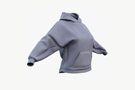 Preview: Women's Oversized Sport Hoodie - Casual Pullover