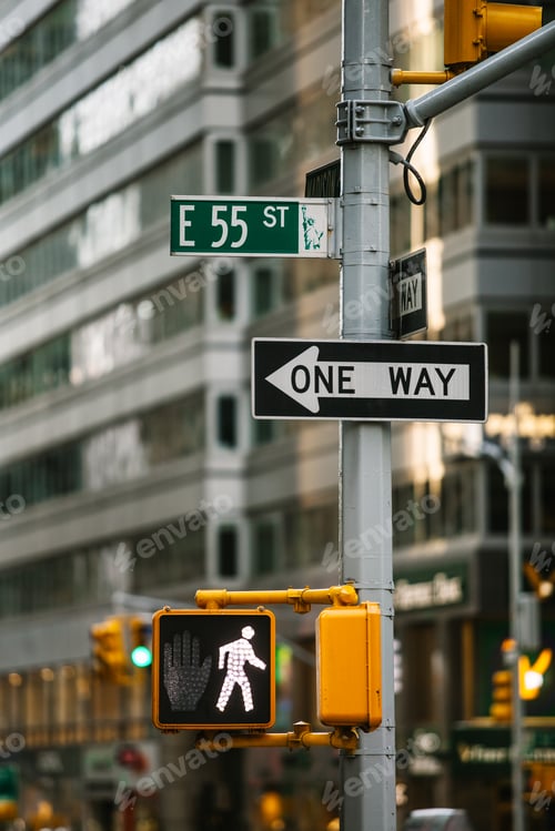 Preview: Traffic Light and Signage in New York