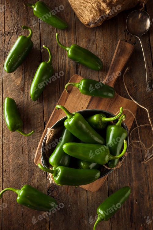 Preview: Organic Green Jalapeno Peppers