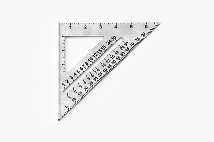 Preview: Aluminum Speed Square Tool with Metric and Inch Markings