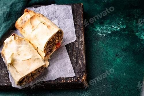 Preview: Doner kebab or shawarma with meat