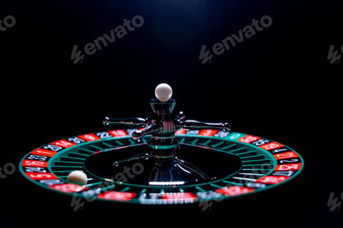 Preview: Roulette table close up at the Casino