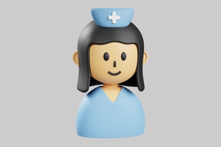 Preview: Cartoon nurse character
