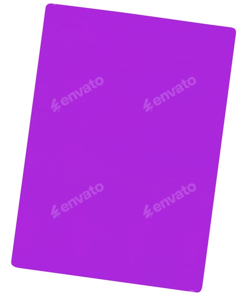 Preview: violet paper isolated on white
